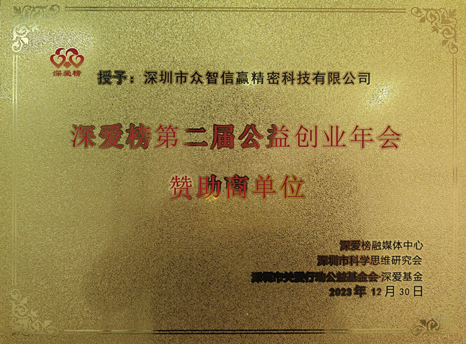 Sponsorship units of the 2nd Public Welfare Entrepreneurship Annual Conference o